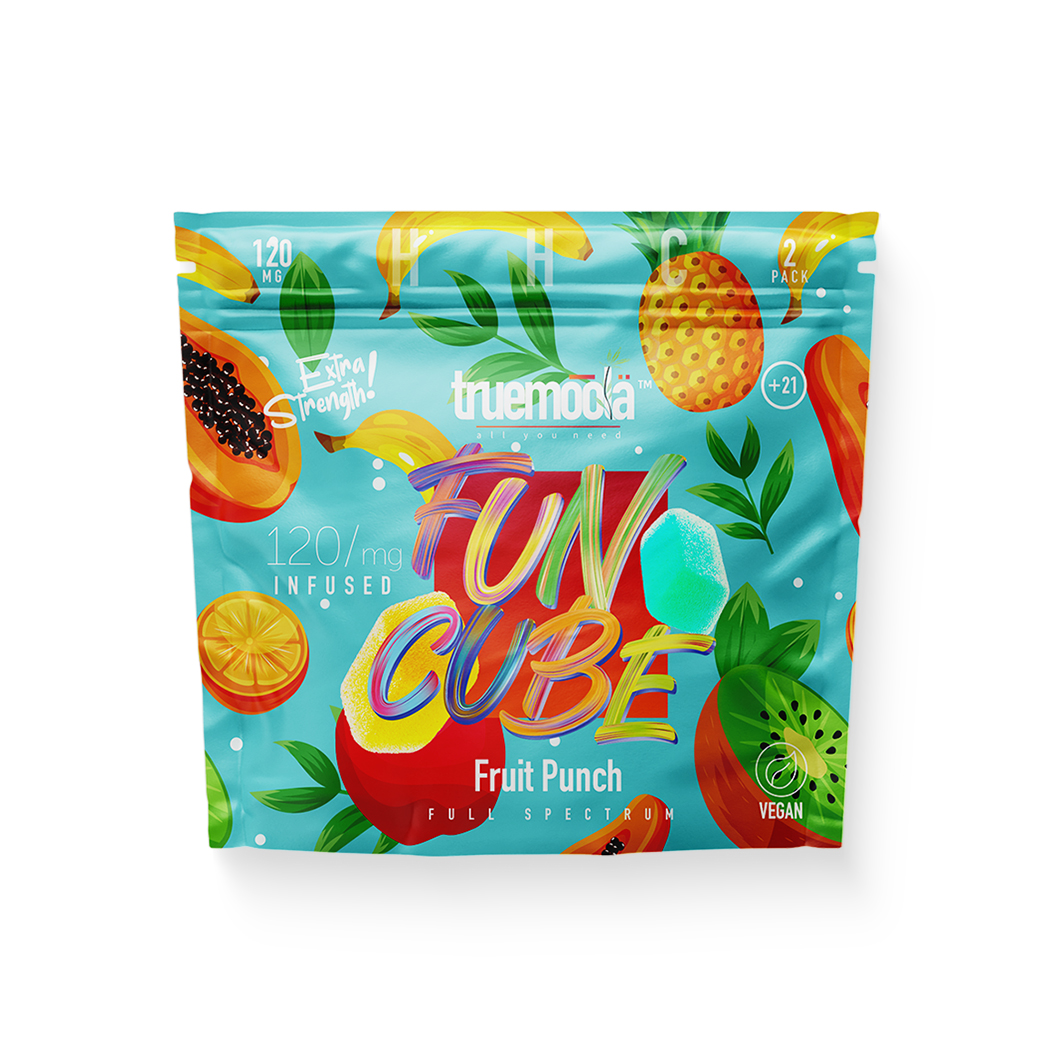 Fun Cube – Cherry Pineapple – Delta8 (2 Pack) - Truemoola